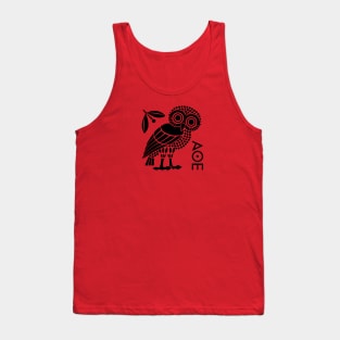 ATH Owl black Tank Top